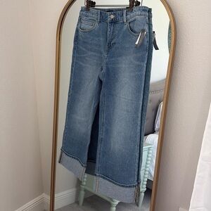 NEW TALBOTS STRAIGHT ANKLE CUFF JEAN